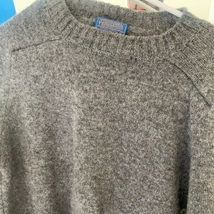 Pendleton XL Wool Sweater Heather Gray